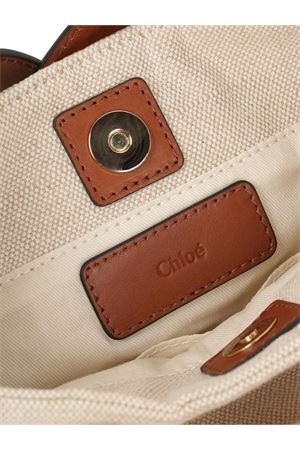 Borsa a spalla in pelle di vitello beige CHLOE' KIDS | C20424Z40